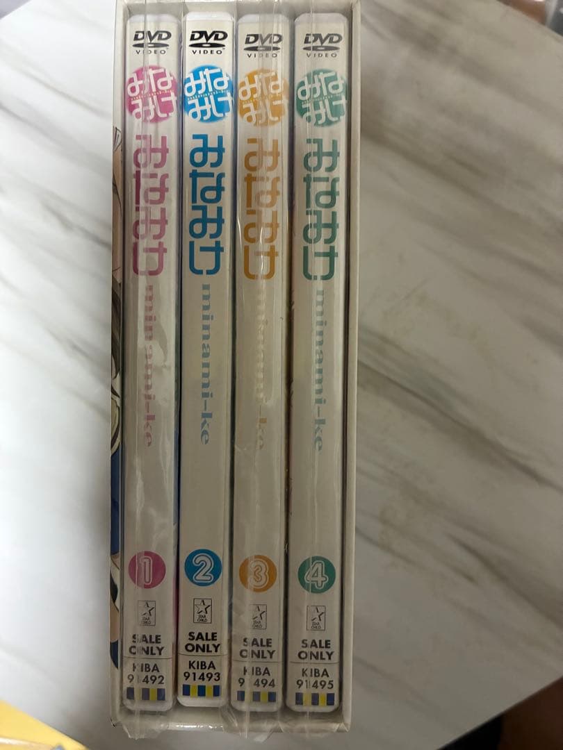みなみけ、みなみけおかわり、みなみけおかえりDVD 各全4巻