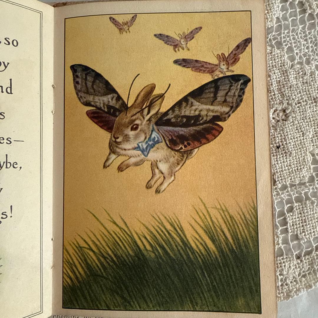 超レアなアンティーク絵本1917年　洋書ヴィクトリアン絵本ジャンクジャーナル妖精