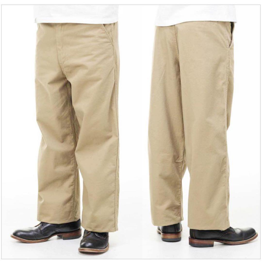 MONOTARO JEANS ルーズツイルトラウザーズ