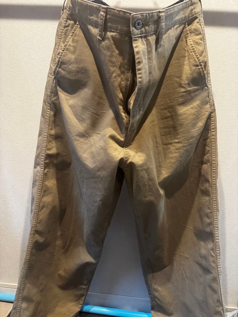 MONOTARO JEANS ルーズツイルトラウザーズ