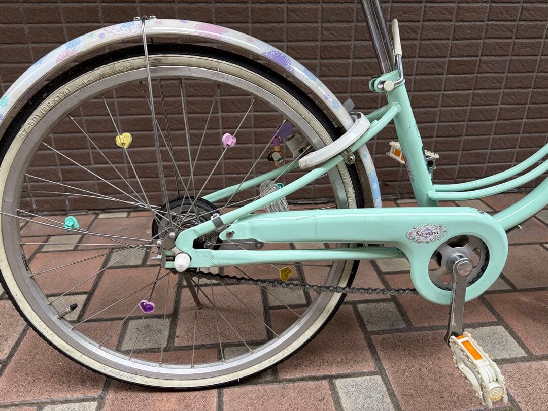ブリヂストン リコリーナ 22型 変速なし E.Xミストグリーン RC20