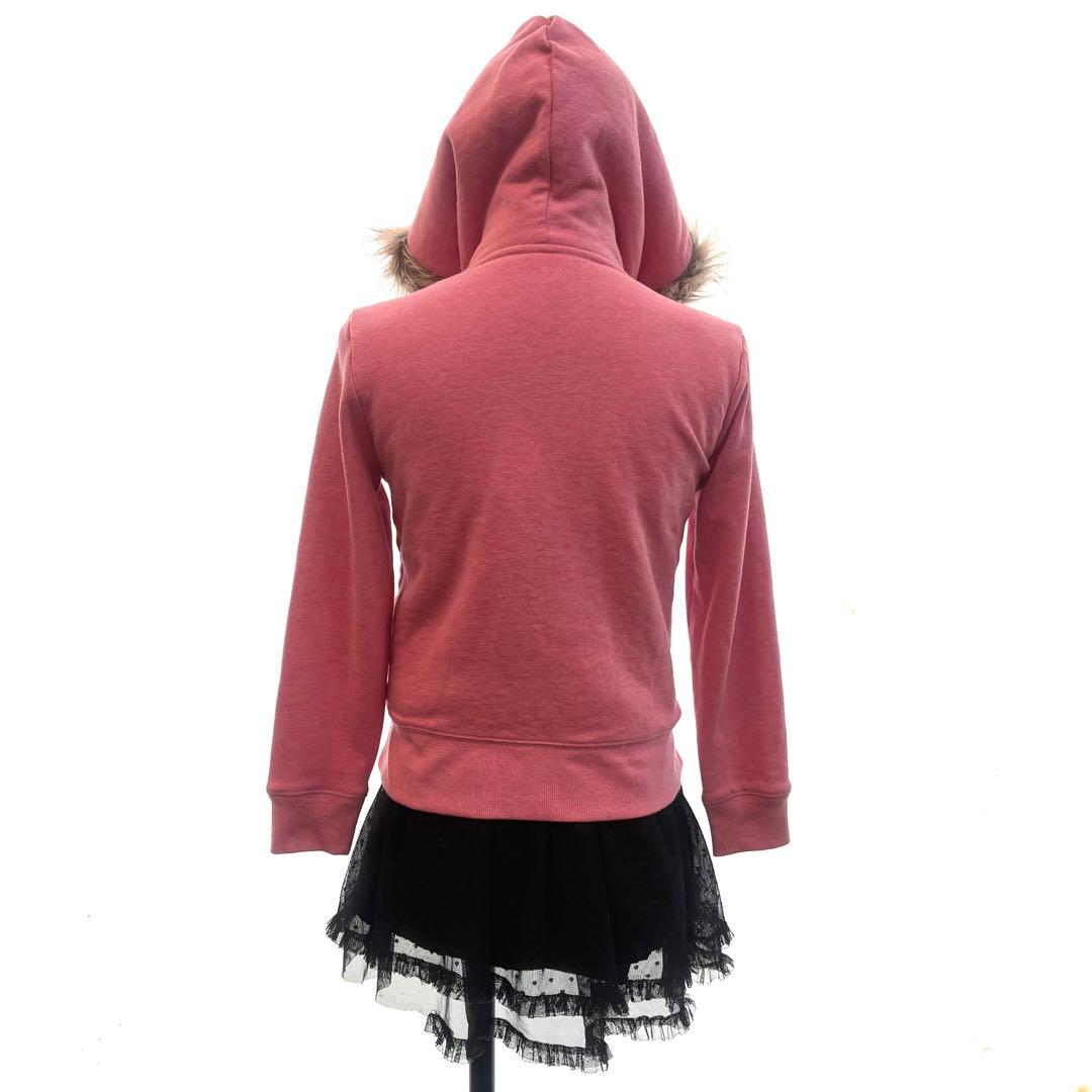 【希少】00s archive GAP fur zip hoodie Y2K