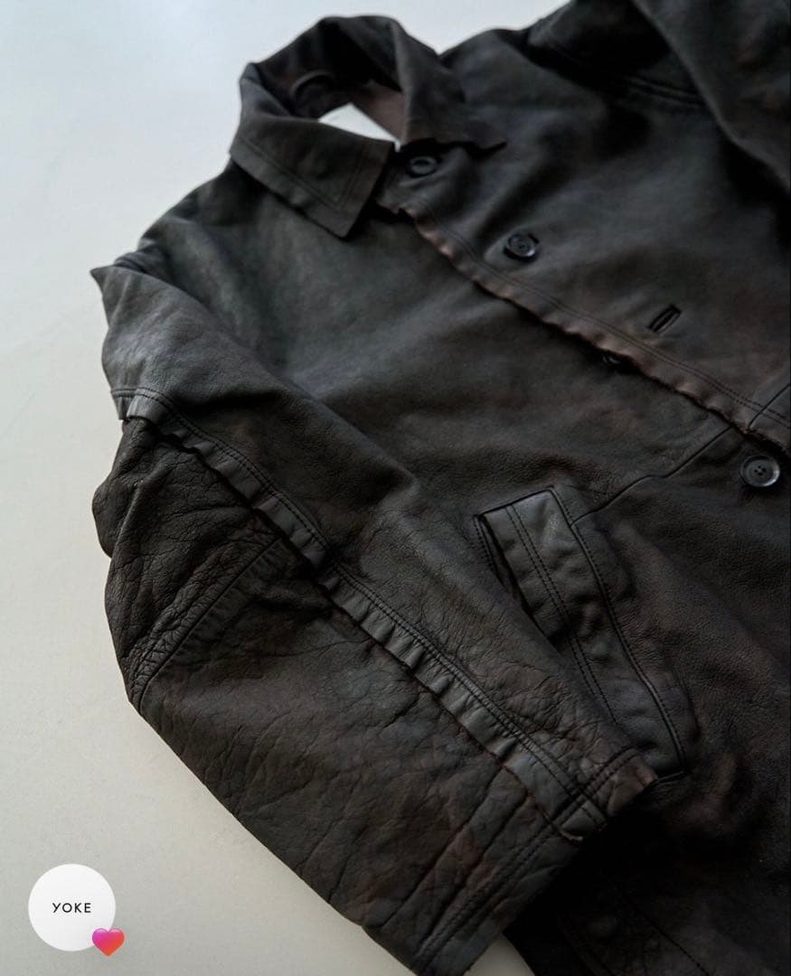 ANCELLM × YOKE CUT OFF HALF COAT size2