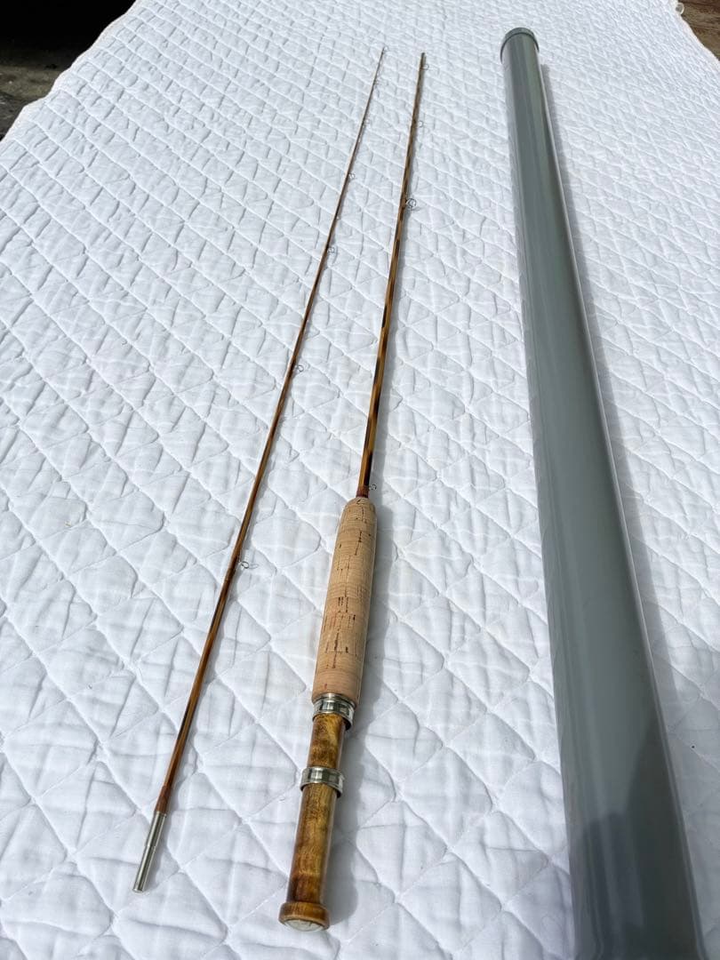 新作トンキン.バンブーロッド、7'0\".#4.ミデアムアクション千鳥柄
