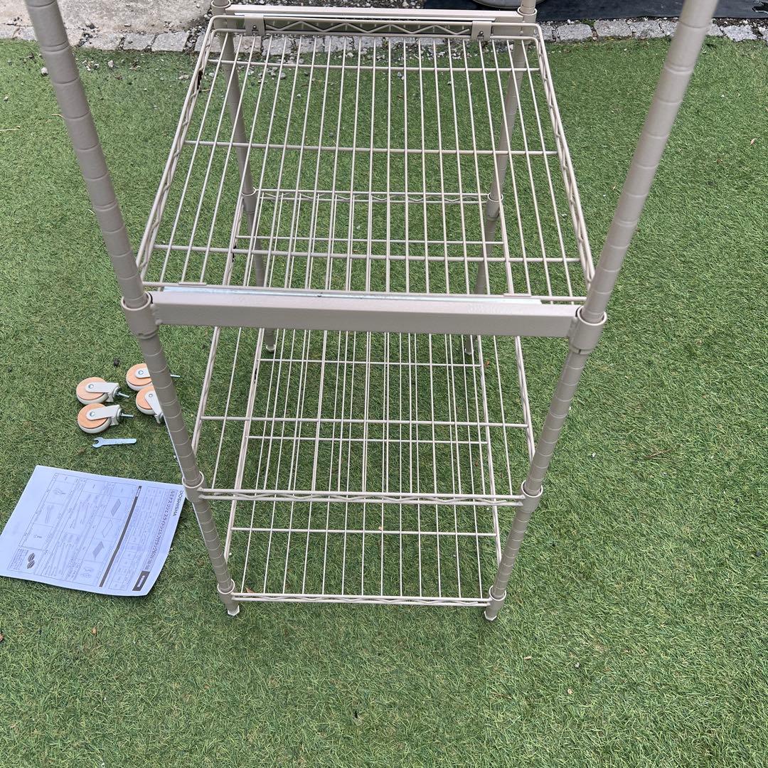 ドウシシャ　ルミナス 幅60cm 5段リシェ スライドシェルフ付ラック60W