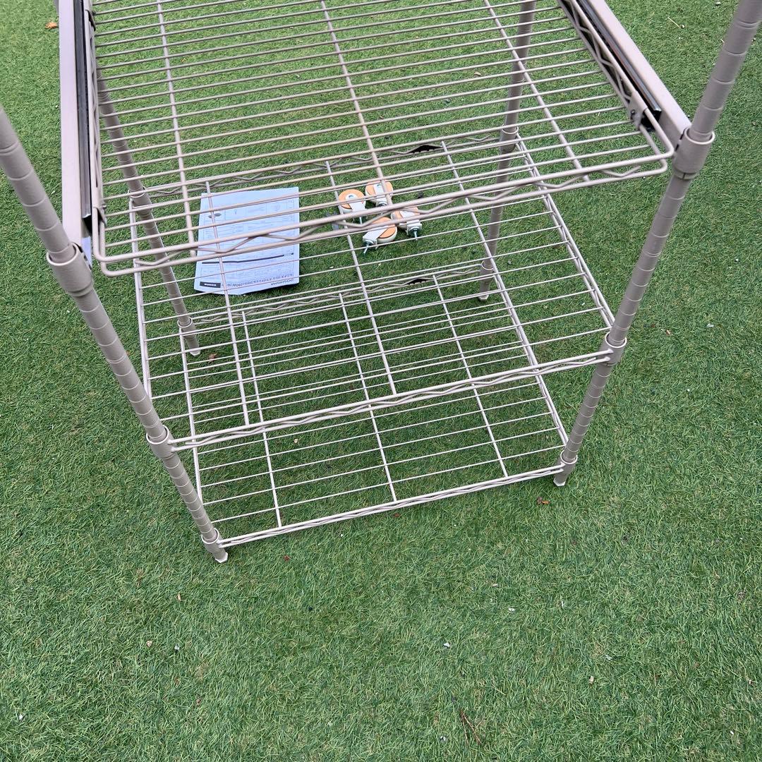 ドウシシャ　ルミナス 幅60cm 5段リシェ スライドシェルフ付ラック60W