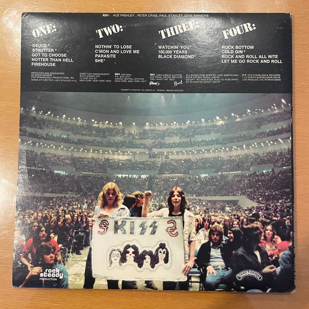 KISS ALIVE! LP US盤