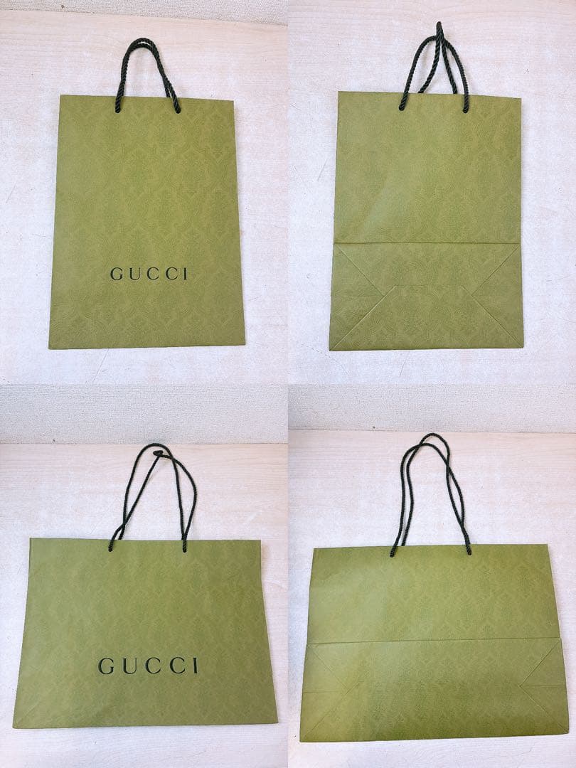 GUCCI ショッパー 空箱 他 大量 まとめ 30点以上 グッチ 緑色 袋