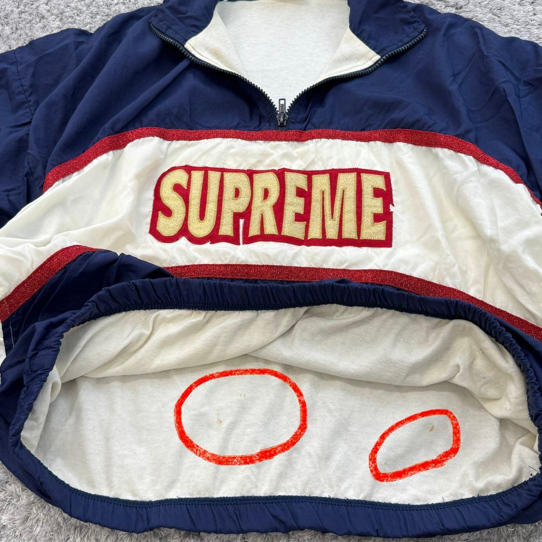 チアリーダー&ダンスチーム【L】紺×白×赤 90s USA製 ナイロンジャケット