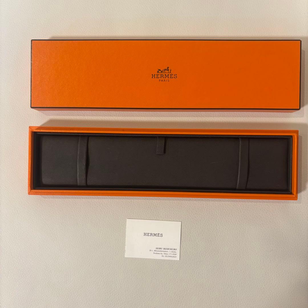 美品　エルメス　HERMES ブレスレット　ケース　空き箱のみ　ショップカード