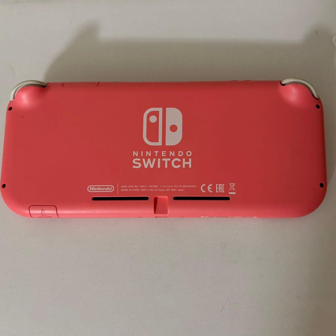 Nintendo Switch Lite コーラル 本体 充電器 スタンド付き