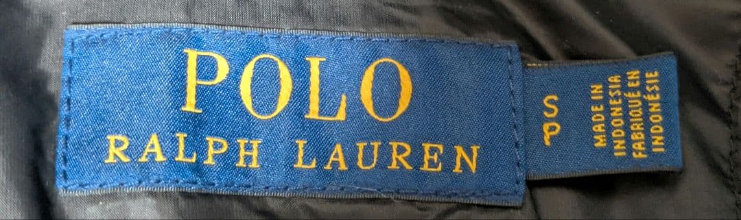POLO RALPH LAUREN　ダウンベスト　ビックポニー　黒　Mサイズ
