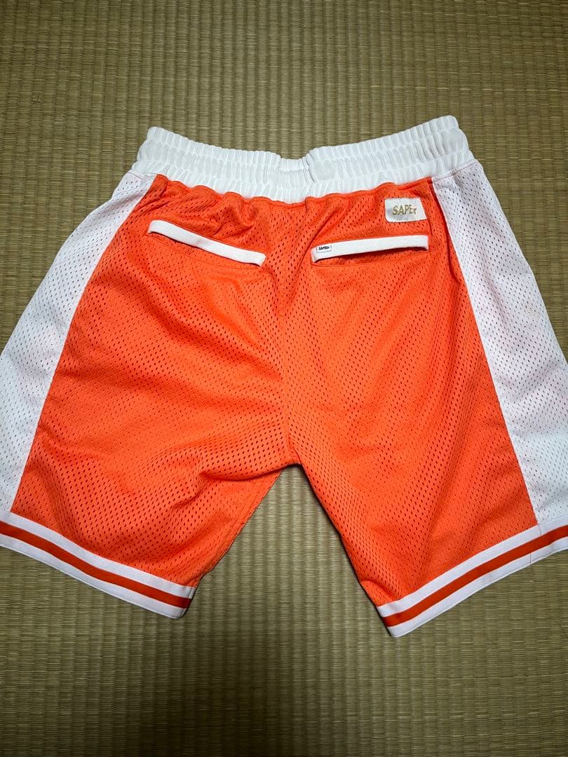 SAPEur バスケットボールパンツ XL オレンジ