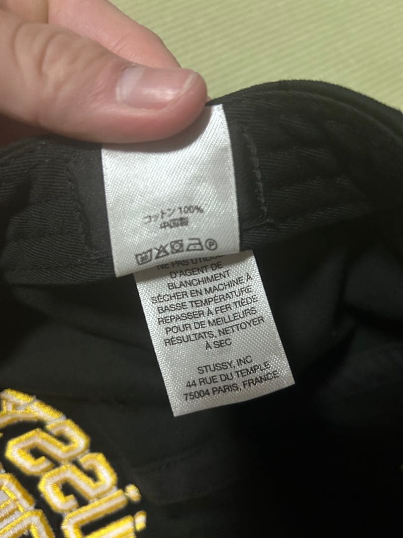 STÜSSY SPORT キャップ 黒