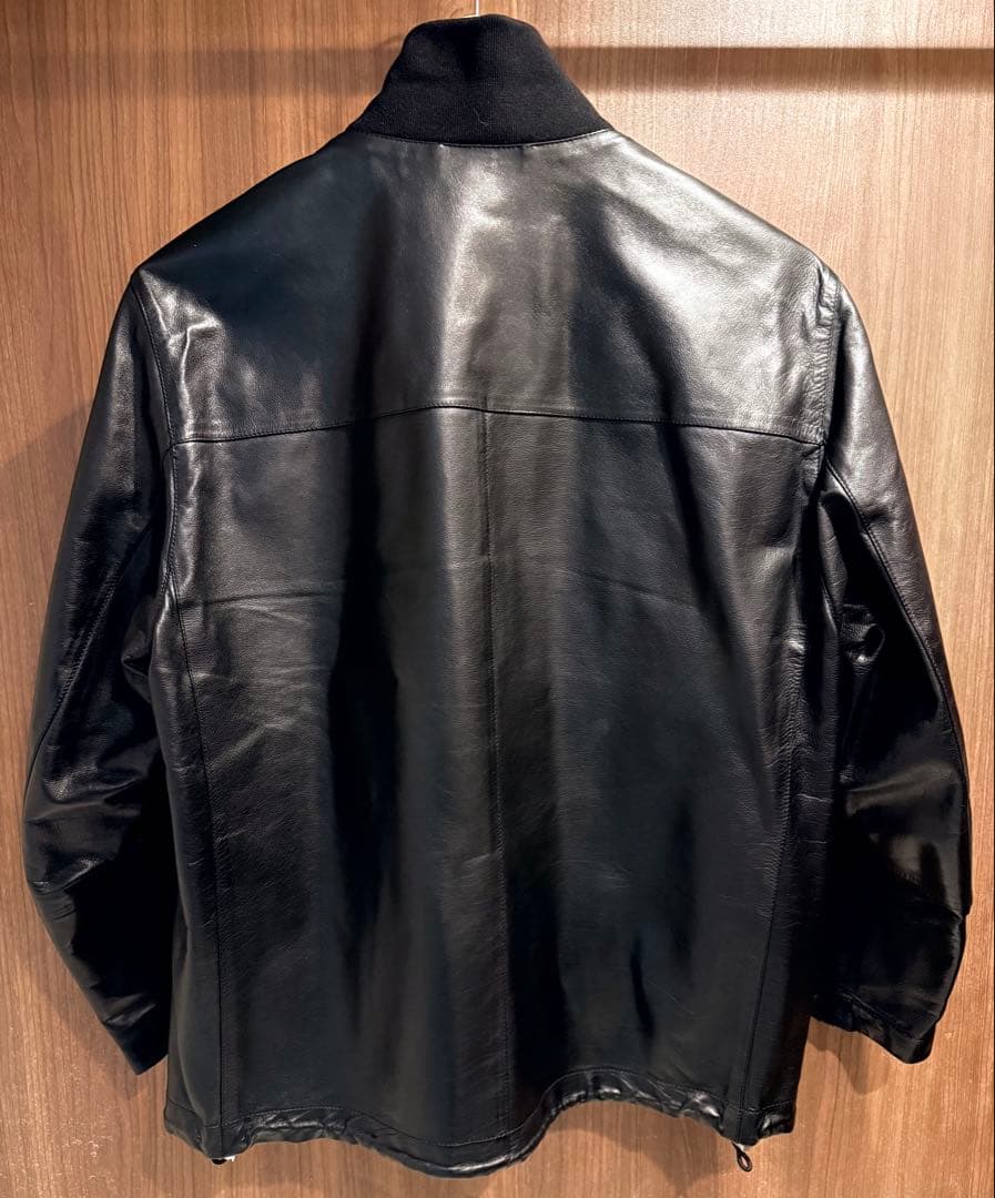 定価50万dunhill現行カーフレザージャケット ダンヒル