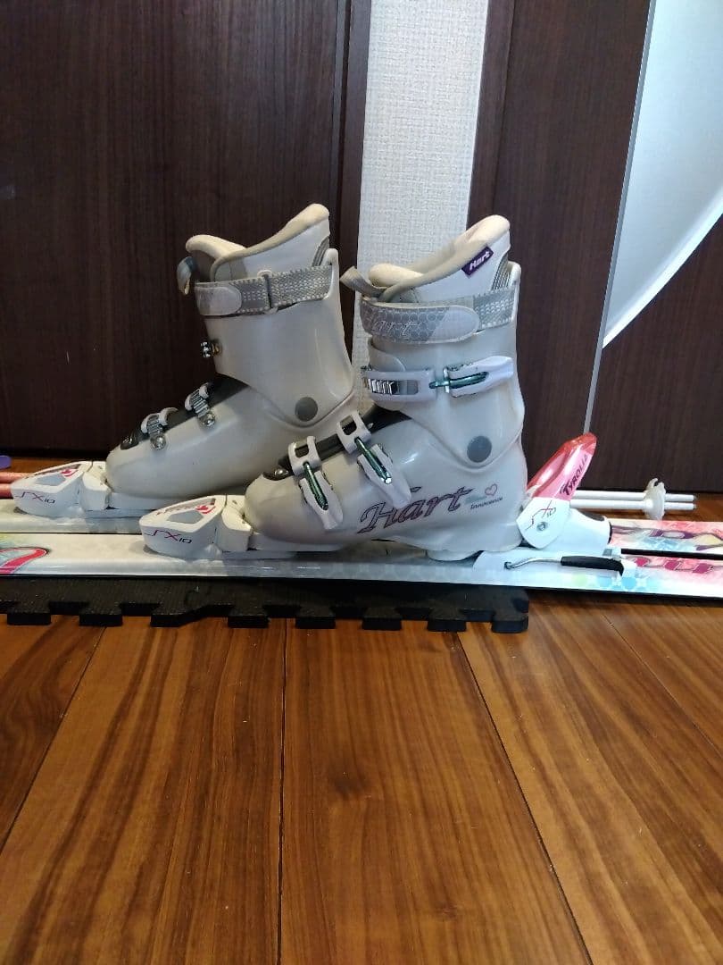 ♥あかねこさん♥KAZAMA レディース用 スキーセット メンテ・WAX済み✔