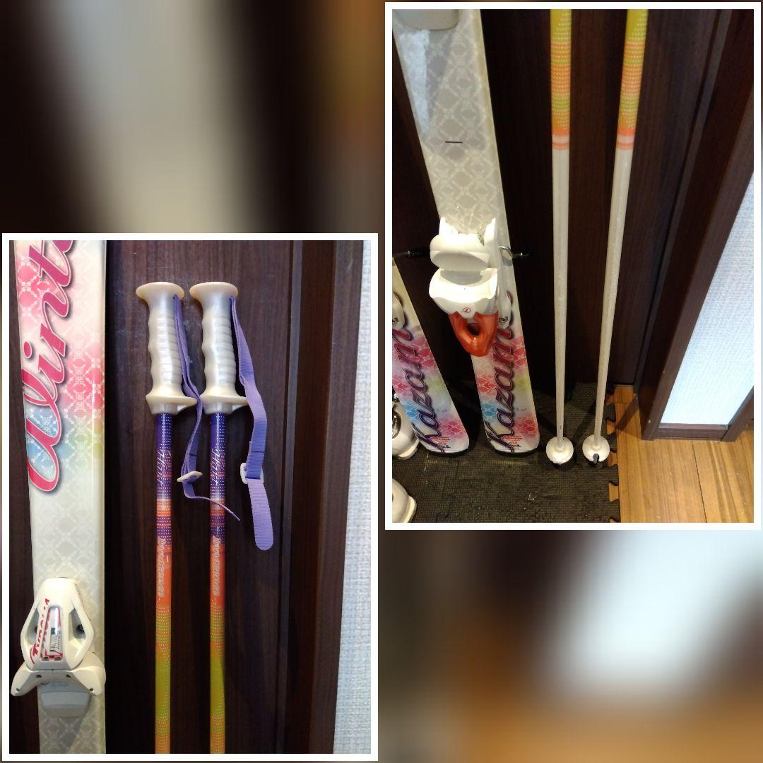 ♥あかねこさん♥KAZAMA レディース用 スキーセット メンテ・WAX済み✔
