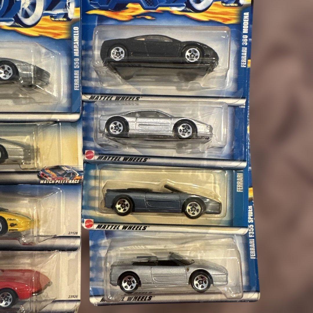Hot Wheels Ferrari 8台セット F355 / 365 GTB/