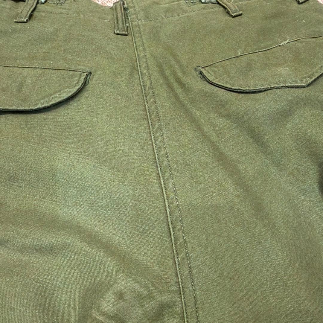 US ARMY M-65パンツ　S-S アルミジップ　67年製　実物