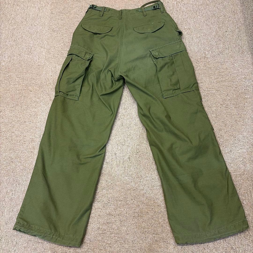 US ARMY M-65パンツ　S-S アルミジップ　67年製　実物