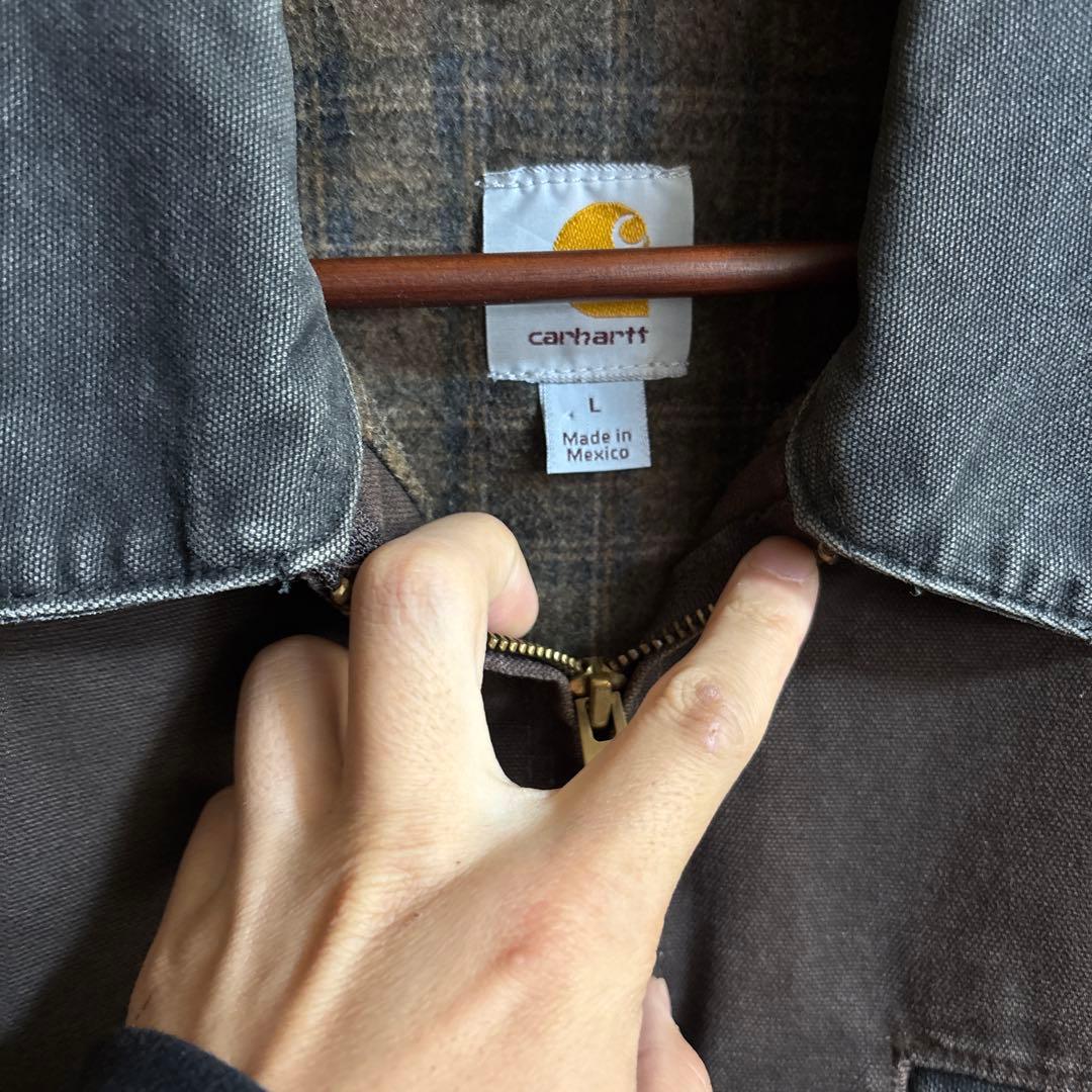 【J97 DKB】　Carhartt 　デトロイトジャケット　ダークブラウン