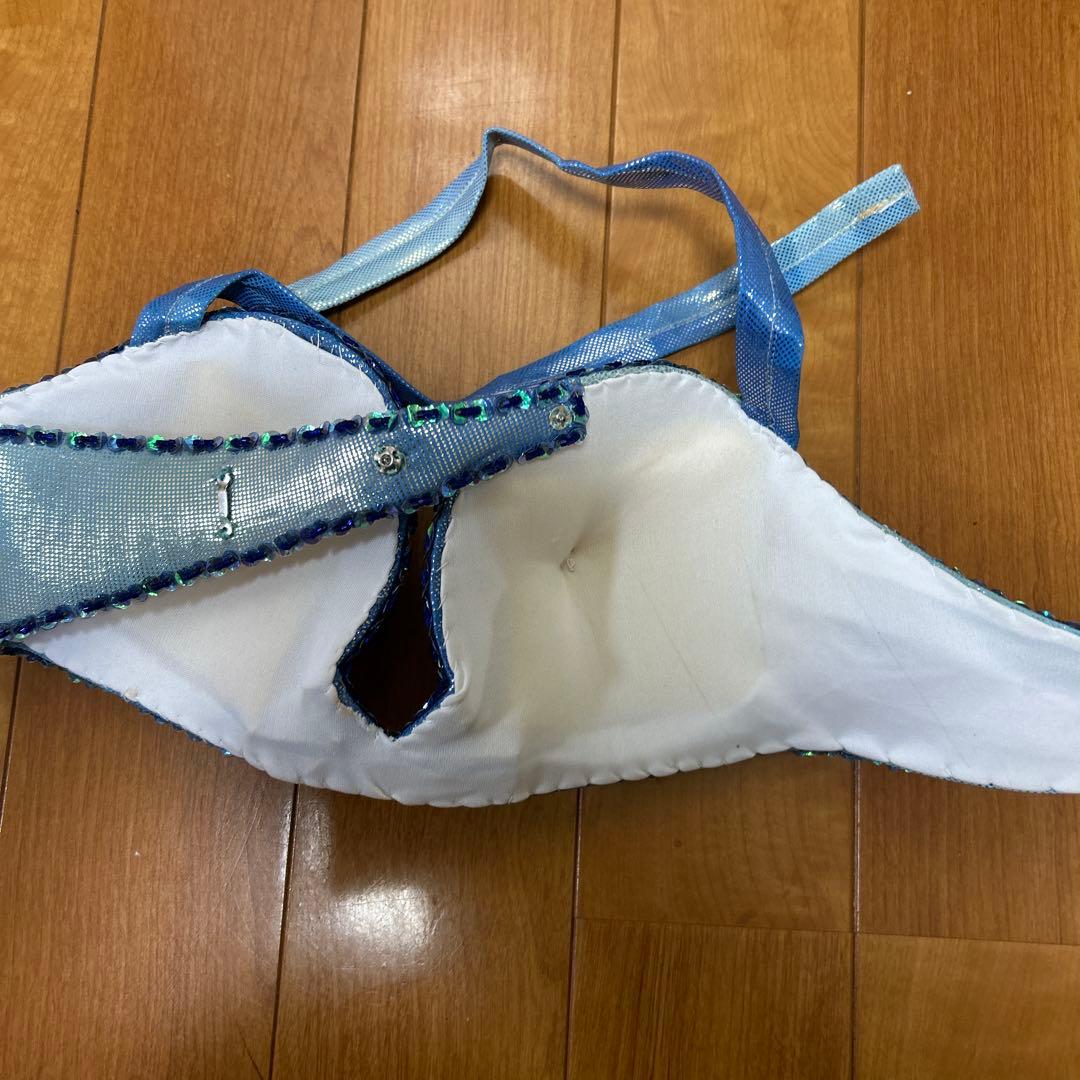 サイーディドレスベリーダンス セットアップ 青色系