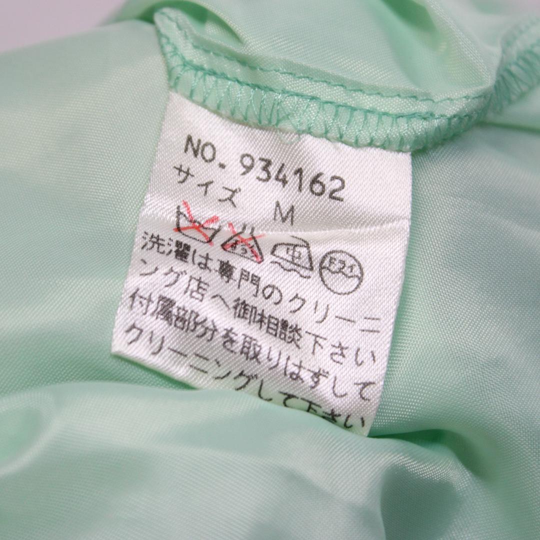 【美品 社交ダンス衣装】ワンピース ドレス U:NA 黄緑 パステル シンプル