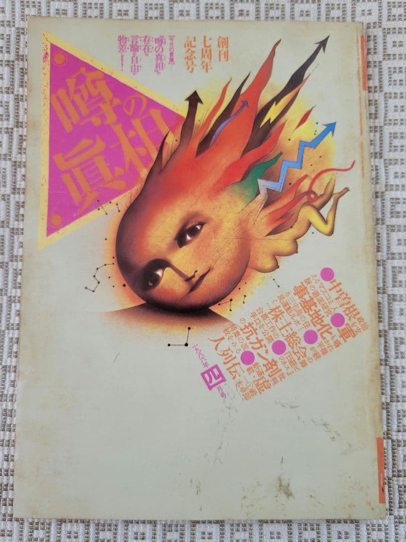 噂の真相　創刊号 &創刊二号 &周年記念号7冊(創刊1～7周年) 全9冊 超レア
