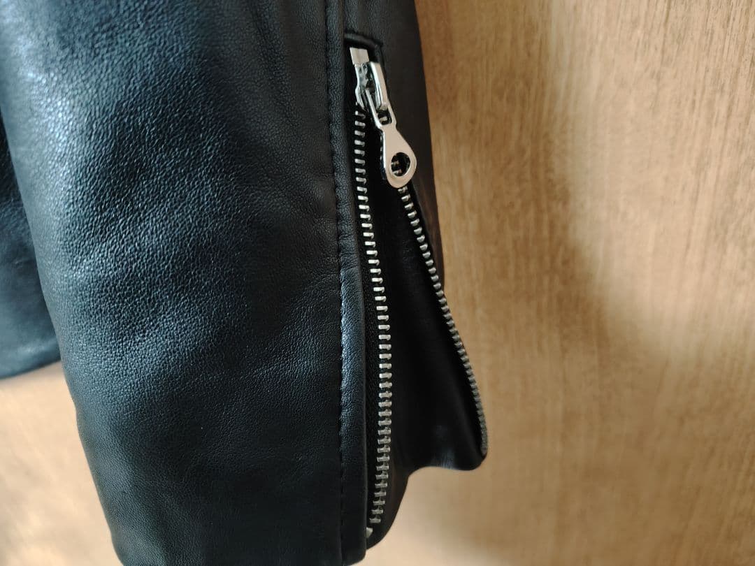 3/20 23時終了 DIESEL 本皮ライダースジャケット 超美品 48サイズ