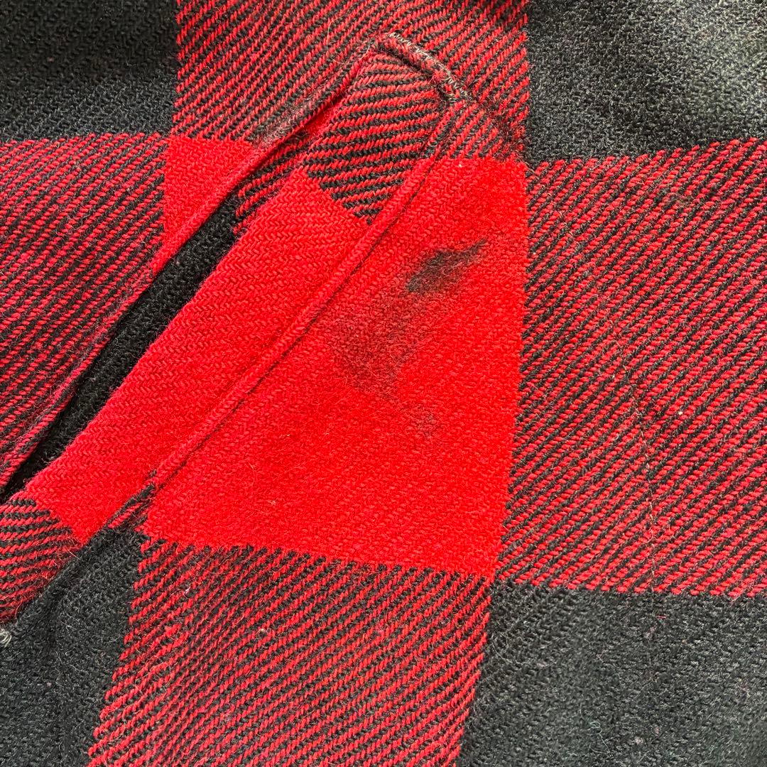 90s Woolrich バッファローチェックジャケット TALONジップ M