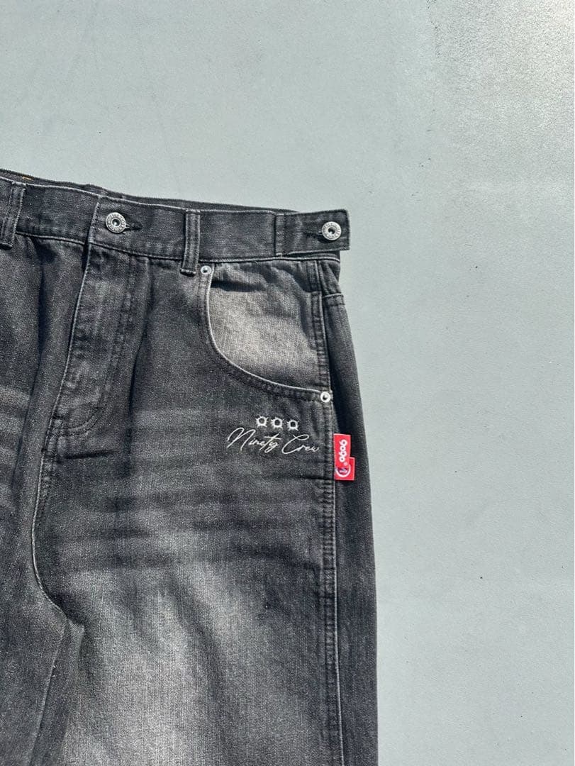 パンツ 9090 Bullet Logo Denim Buggy Pants