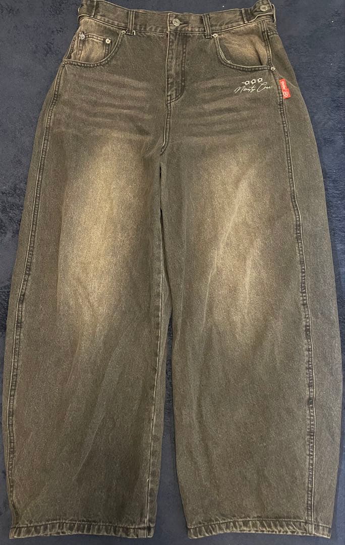 パンツ 9090 Bullet Logo Denim Buggy Pants