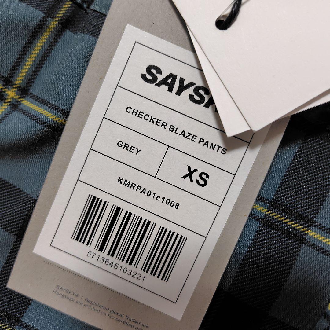 新品　SAYSKY Checker Blaze Pants　ユニセックスXS