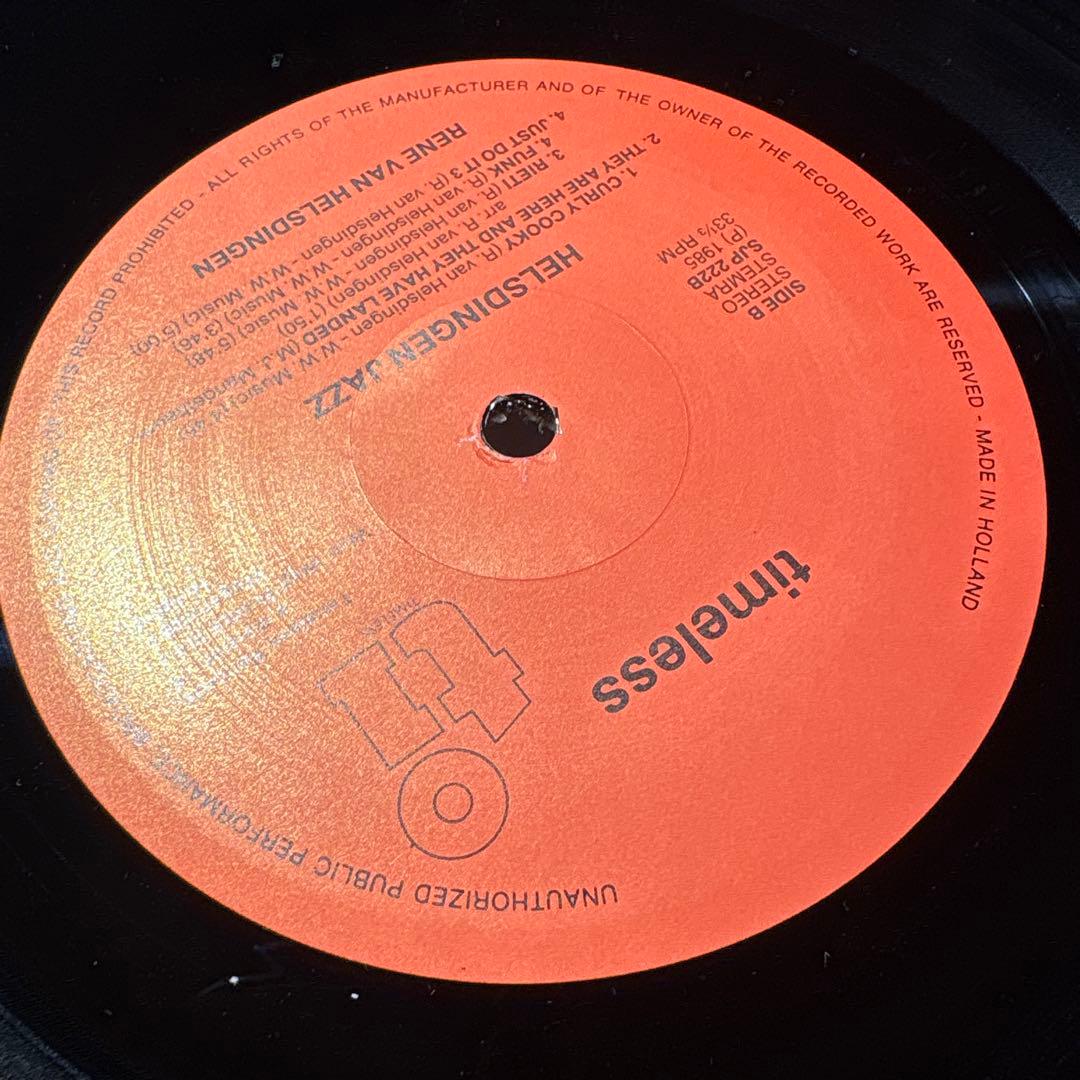 [レコード] Rene van helsdingen jazw LP