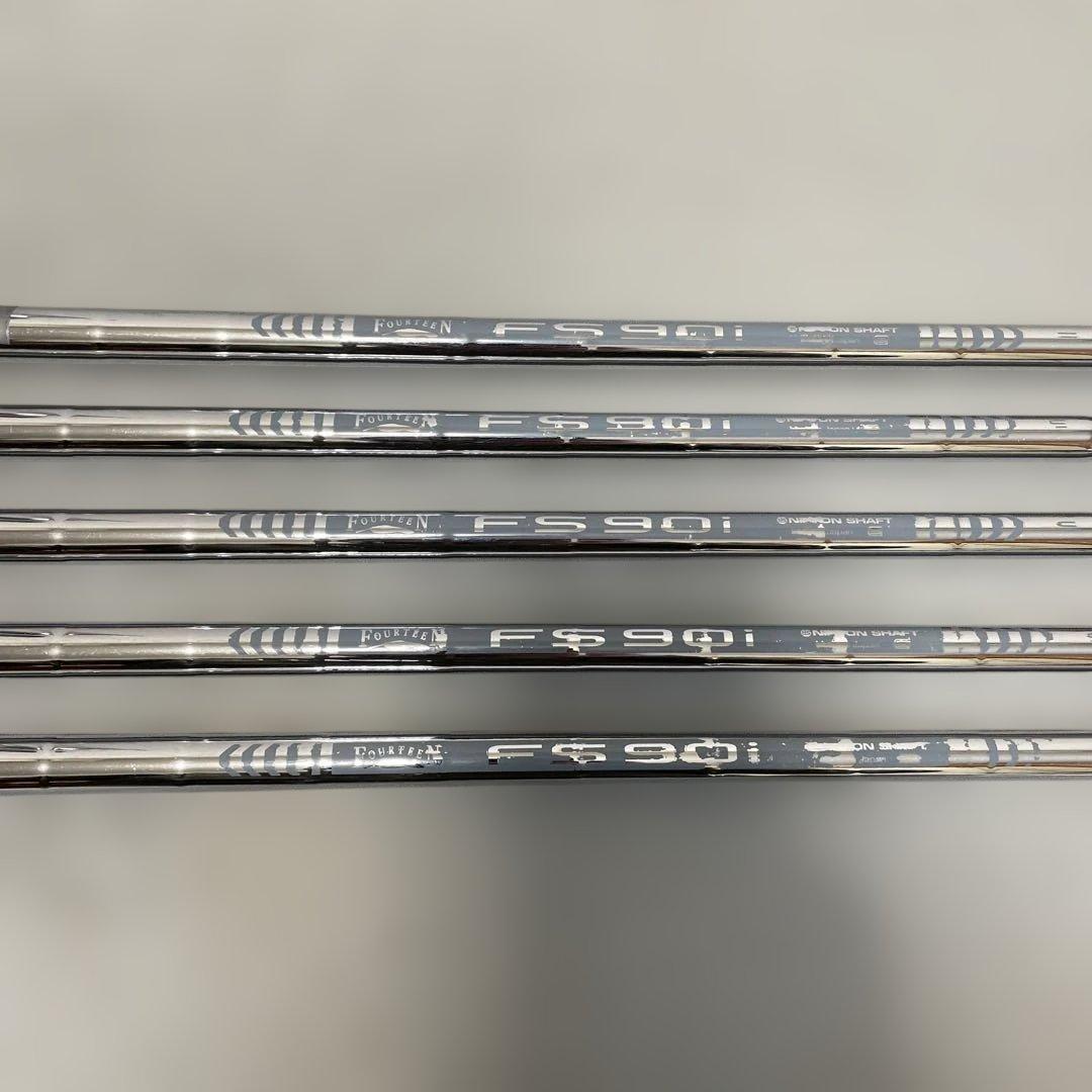 【名器】フォーティーンTB5アイアン　5本セットFS90i S