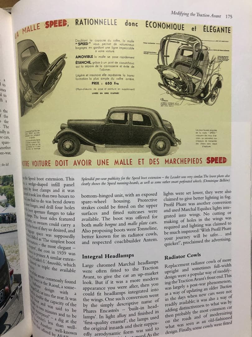 洋書 CITROEN TRACTION AVANT