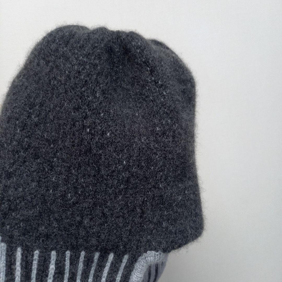 GOBI ERDENE FOXファー 毛皮 ボンボン カシミヤニットキャップ