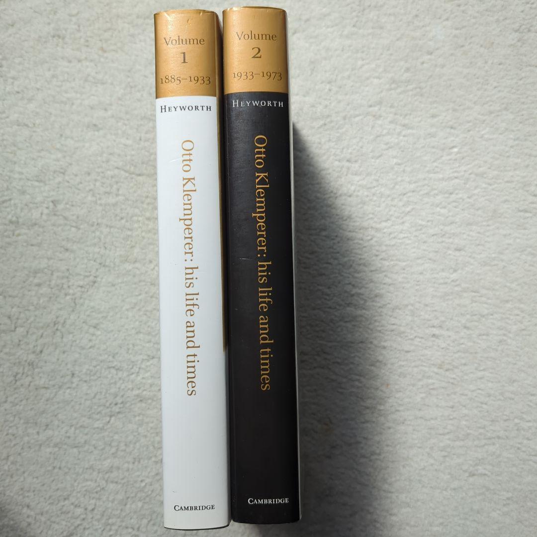 ヘイワース　オットー・クレンペラー　　Vol．1.2 セット　函付き　洋書