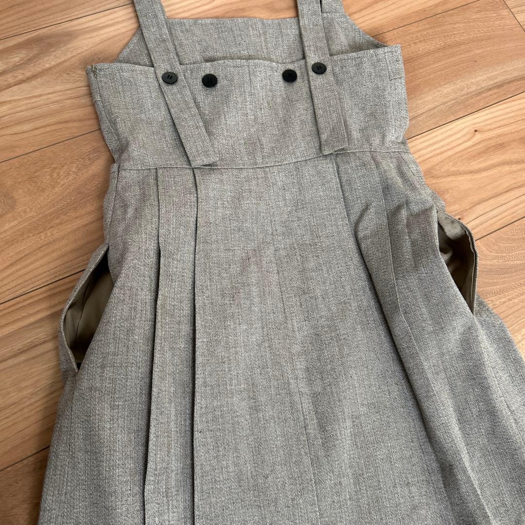 TODAYFUL Jacquard Pleats Dress 36 グレー