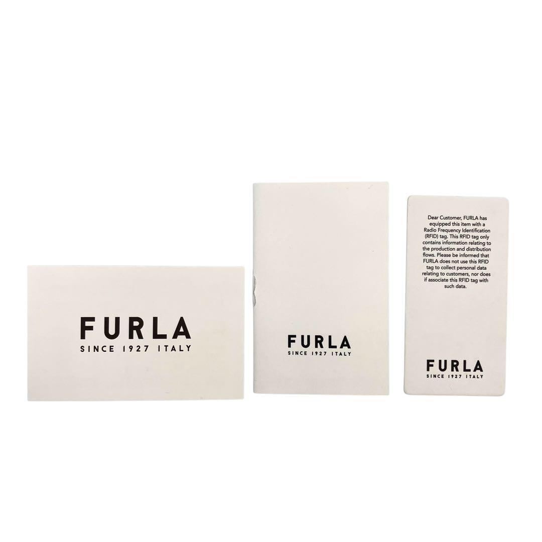 美品✨FURLA 1927 ミニ クロスボディ ロゴ ターンロック ゴールド金具