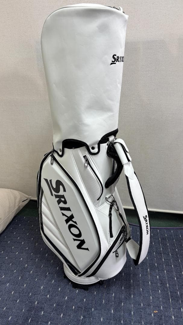 Srixon ホワイト キャディバッグ