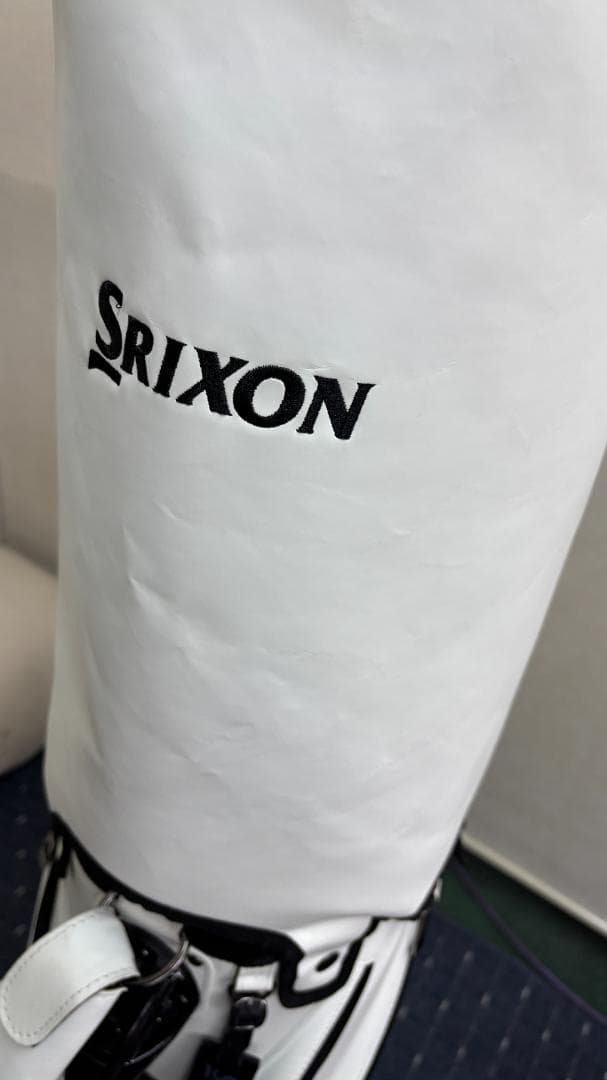 Srixon ホワイト キャディバッグ