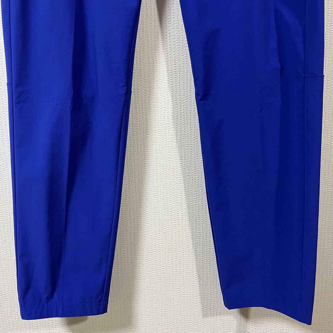 デサントゴルフ　スーパーストレッチナイロンパンツ　ウエスト85 ブルー　美品