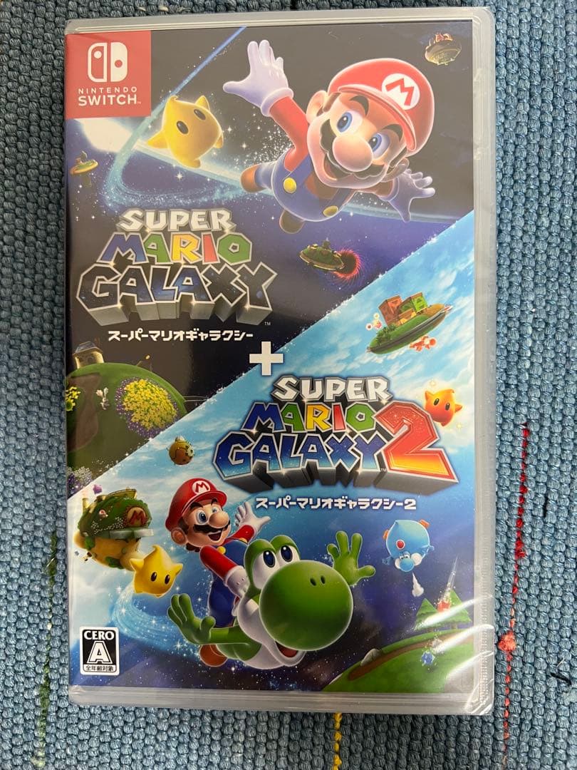 スーパーマリオギャラクシー + 2スイッチソフトパッケージ版新品未使用未開封品