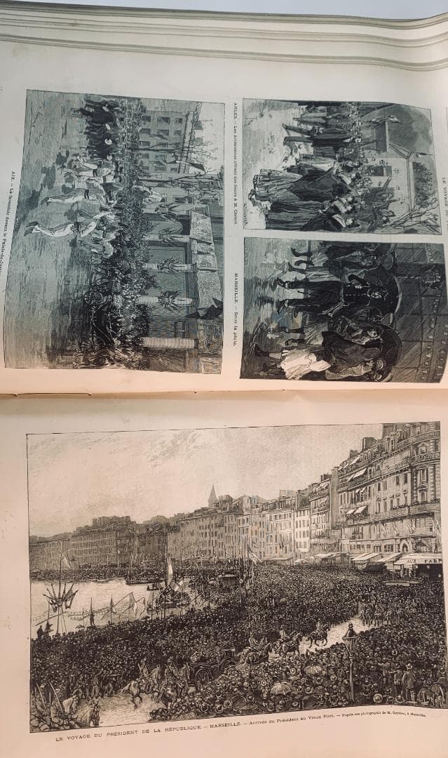 19世紀仏誌 L’ILLUSTRATION製本合本 1890年