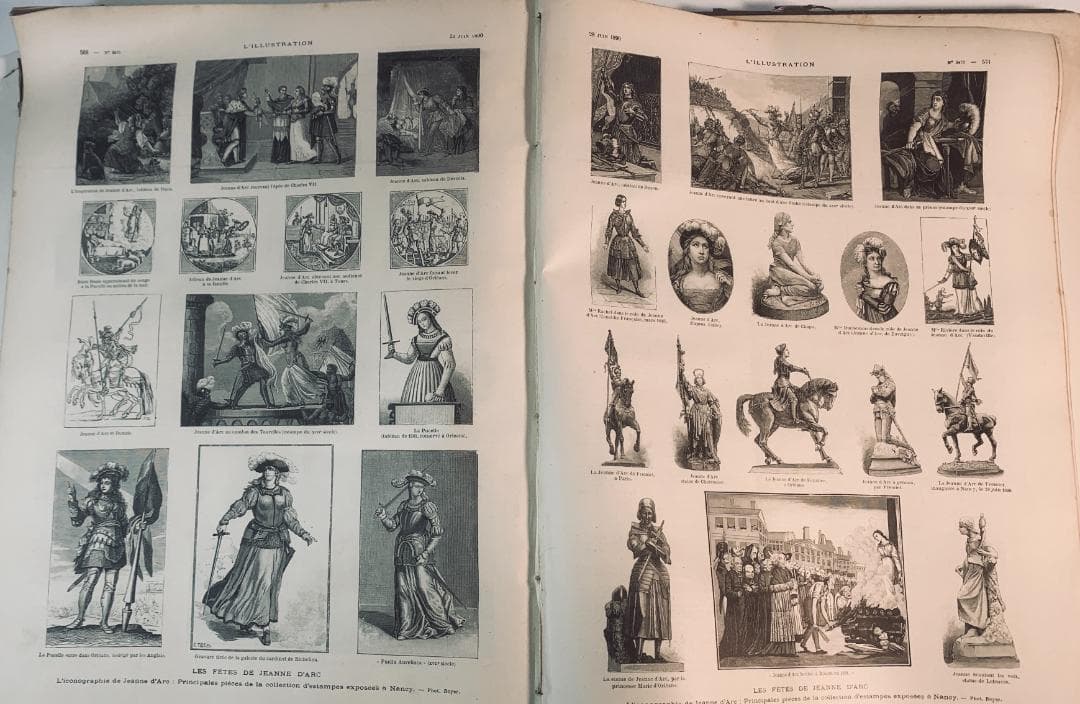 19世紀仏誌 L’ILLUSTRATION製本合本 1890年