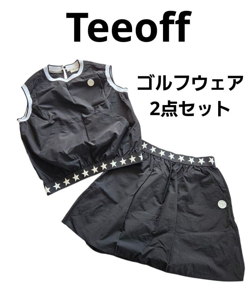 美品♡ゴルフウェア♡韓国ゴルフウェア♡ノースリーブ♡スカート