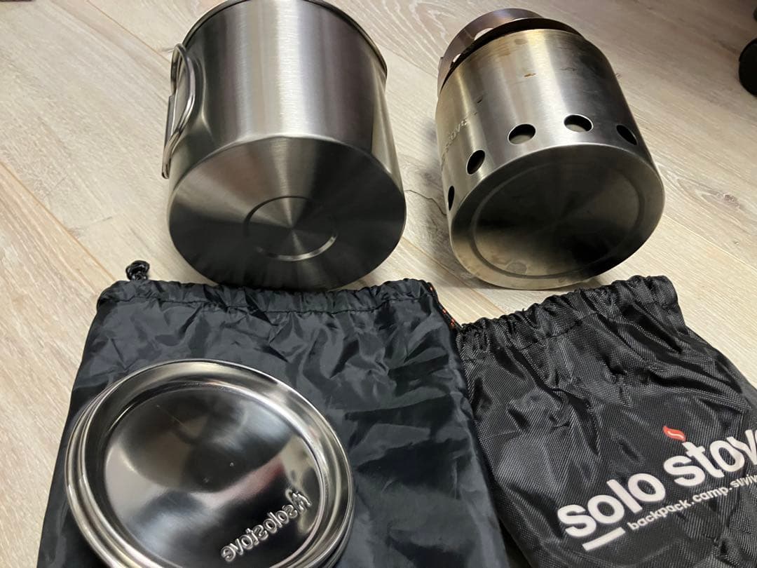 早い物勝ち　solo stove ソロストーブ　ソロストーブポット900 セット