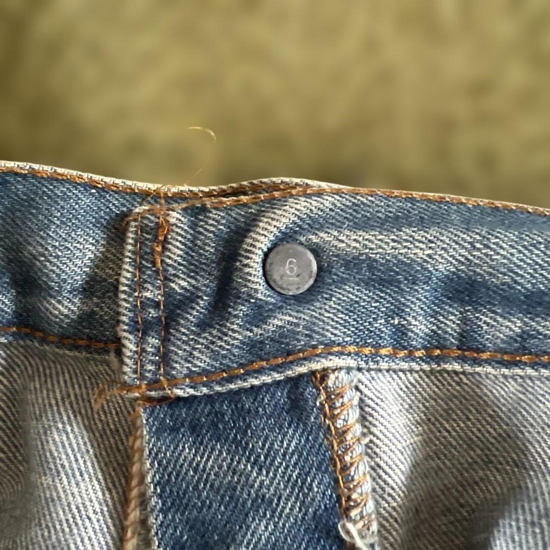 80s Levi's 501赤耳　リペア　グランジ