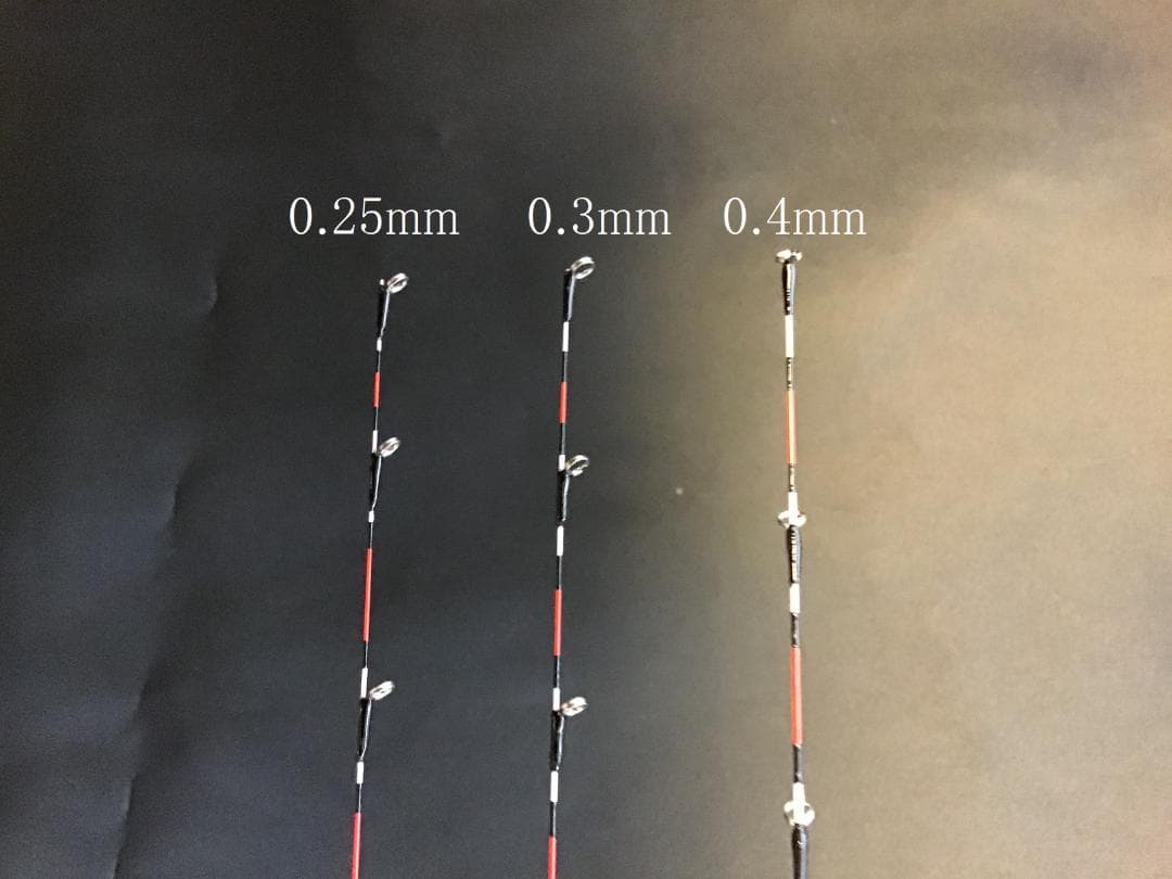 チヌ 筏 カセ ソリッド穂先　0.4ｍｍ 3本